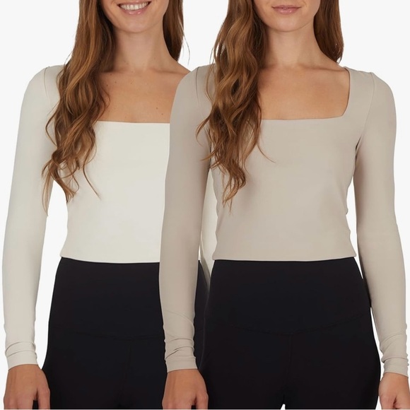 NO FOR SALE .   AND NOW THIS Cream Long Sleeve Fitted Crop Bodysuit - Picture 1 of 7